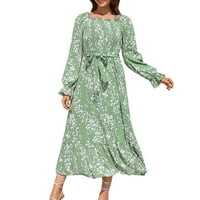 Гдфун Женска Мода Секојдневен Фустан Широки Фустани Со Долги Ракави без Прерамки--фустани за враќање дома фустани за жени