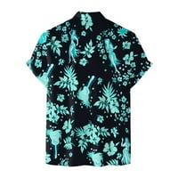 Кошули Од 60 тите Мажи Мажи Кратки Ракави Пролет Лето Секојдневни Печатени Кошули Модни Врвни Блузи Кошули