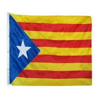 Бабни Светски Национален Ден Полиестер Каталонија Знаме Украс Декор Дома Отворено