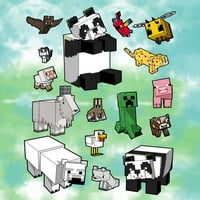 Minecraft Boys Creeper Crew Graphic Longsleeve маица, 2-пакет, големини 4-18