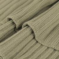 Уникатни договори кабелски плетен кревет троседот фрли ќебе каки 71 79
