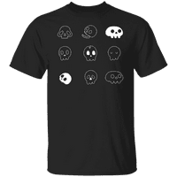 Графичка Америка Ноќта на вештерките плашлив черепи Скелет Машка графичка маица
