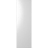 Ekena Millwork 18 W 64 H TRUE FIT PVC SINGE PALLEY HERRINGBONE модерен стил фиксен монтажен ролетни, бели