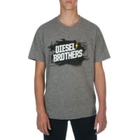 Discovery Channel Diesel Brothers Men's Heather Grey Tee