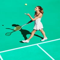 Женска игра loveубов и спорт на тениски фустан, големини XS-xxxl
