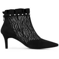 Единствени поволни цени за женски мрежи стилето високи потпетици чизми за глуждот на глуждот