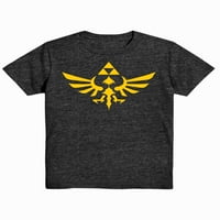 Zelda Boys Link Triforce Краток ракав графичка маица, 2-пакет, големини xs-xxl