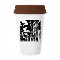 готска зграда де париз кригла кафе пиење стакло керамика церак чаша капак