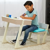 Одлични идеи биро, дрвена биро за деца на возраст - 8