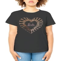 Барби женски помлад Подобро заедно заедно со кратки ракави графичка маица