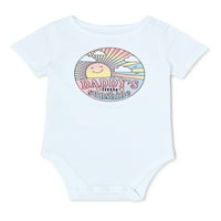 Garanimals Baby Girls Graphic Graphic Bodysuit, големини месец - месец