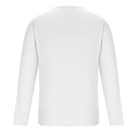 Туфрегјоу Машки Модни Блузи За Одмор Со Долги Ракави Работна Канцеларија Надворешна Блуза Основни Дизајнирани Обични Кошули