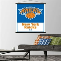 Њујорк Никс - Лого Ѕид Постер Со Магнетна Рамка, 22.375 34