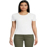Без граници јуниори маица со двоен слој со кратки ракави, големини XS-xxxl