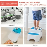 Принцот Lionheart Uppy Step Stool за деца, столче за деца за обука за тоалети, Бери сина