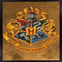Волшебничкиот Свет: Хари Потер - Хогвортс Крест Ѕид Постер, 14.725 22.375