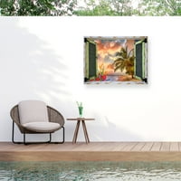 Лео Кели „Тропски прозорец до рајот IV“ на отворено за сите временски услови