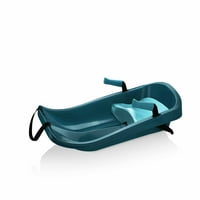 Gizmo Tron Titan Blue, Sitting Snow Sled со рачни сопирачки, 120 bs за деца на возраст од 3+ години