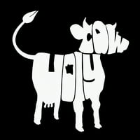 Машки Збор Уметност Маица-Света Крава