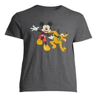Дизни Мики Маус Плутон Најдобри пријатели Машка и голема машка графичка маица