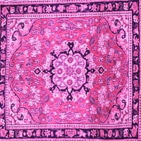 Ахгли Компанија Внатрешен Правоаголник Персиски Розова Традиционална Област Килими, 5'7'