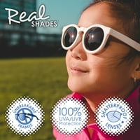 Вистински нијанси Децата разладуваат нераскинливи УВ заштита модни очила за сонце на возраст 7+ години