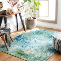 Уметнички ткајачи модерна апстрактна област килим, 7 '9'