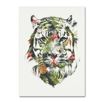 Трговска марка ликовна уметност „Тропски тигар“ платно уметност од Роберт Фаркас