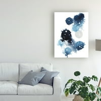 Трговска марка ликовна уметност „Сина галаксија I“ платно уметност од Грејс Поп