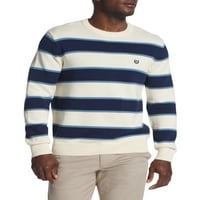 Chaps Mens Classic Fit памук шарен џемпер од екипаж