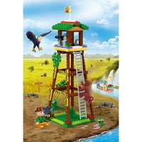 Playset Banbao Safari Watch Tower Playset