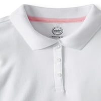 Чудо на нација Децата за девојчиња Училишна униформа Униформа со кратки ракави, меѓусебна маица, пакет на вредност