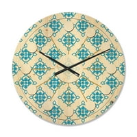 DesignArt 'украсна ретро-шема I' модерен wallиден часовник од средниот век
