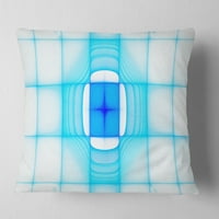 DesignArt Blue Thermal Infrared Visor - Апстрактна перница за фрлање - 16x16