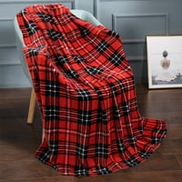 Фланел ќебе со лесен кревет за пријатно креветче меко фрлање ќебето одговара на каучот софа погоден за цела сезона