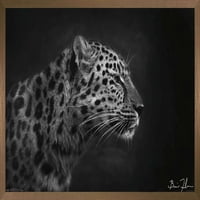 5риба креативен - Леопард Портрет Ѕид Постер, 14.725 22.375
