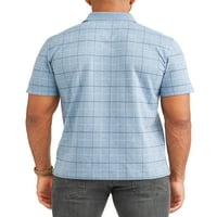 Џорџ машки дрес со кратки ракави поло, до големина 5xl