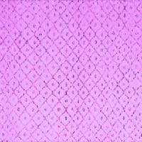 Ахгли Компанија Внатрешен Плоштад Цврсти Виолетови Модерни Килими, 5 ' Квадратни