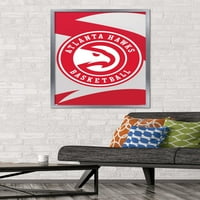 Атланта Хокс-Логото Ѕид Постер, 22.375 34